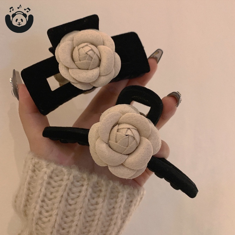 Kẹp Tóc Hình Cá Mập Màu Đen Phong Cách Retro Cao Cấp CFH