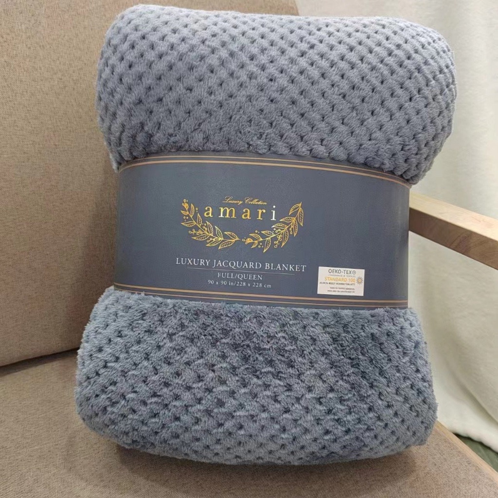 Chăn lông thỏ AMARI 228x228cm Châu Âu mỏng mùa đông cao cấp chính hãng Nishikawajp