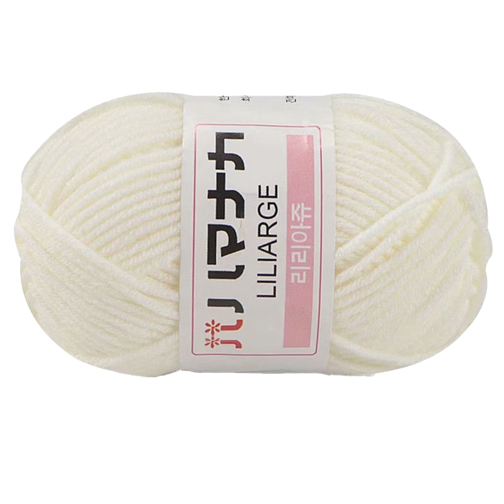 Len Milk Cotton Hàn Quốc 25g - len hàn nhí dùng để móc cho người mới làm gồm OUYOUVN