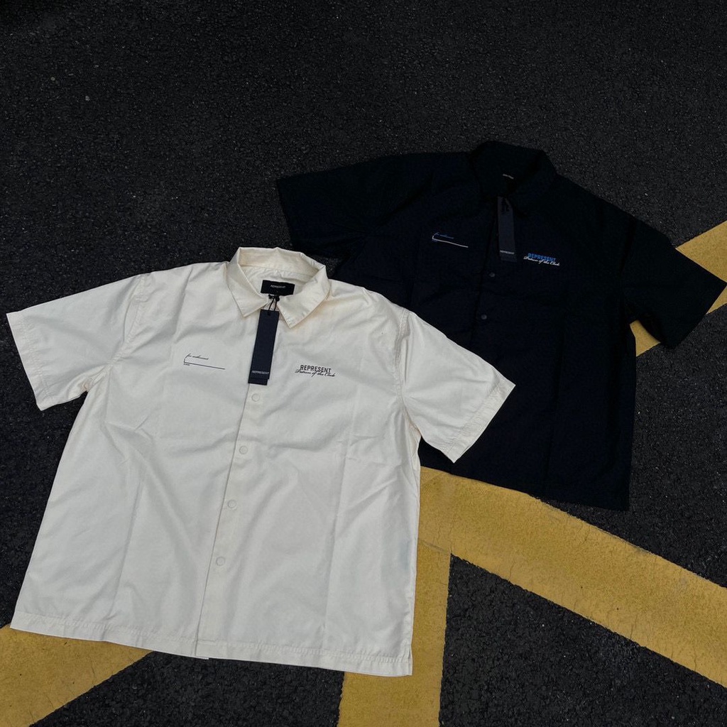 TCSD REPRESENT London Limited shirt short sleeve high street loose men and women