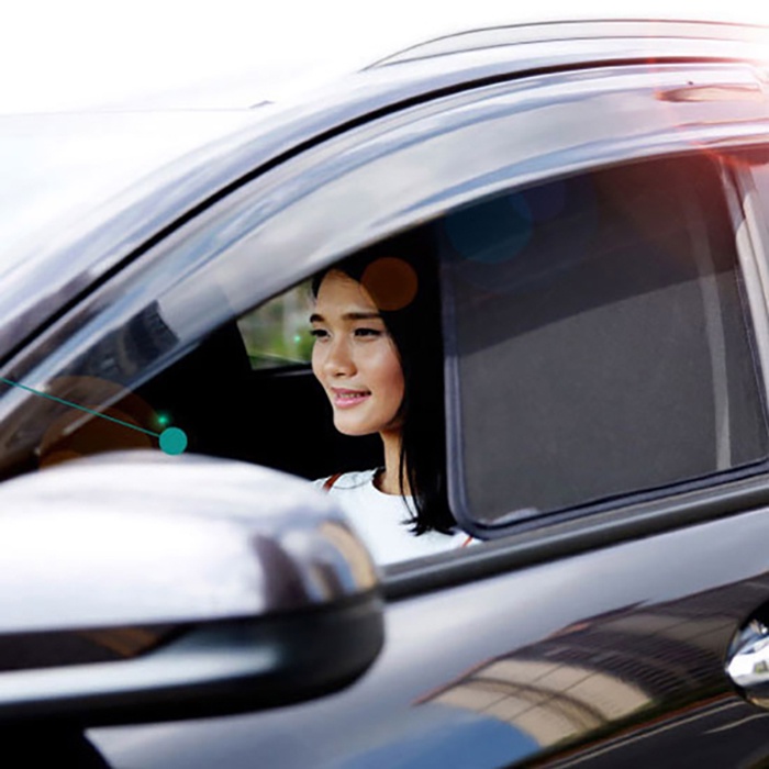 Rèm che nắng nam châm cho xe Honda BRV, bộ 4 tấm cho 4 cửa, hàng loại 1 cao cấp nhất, vừa khít kính