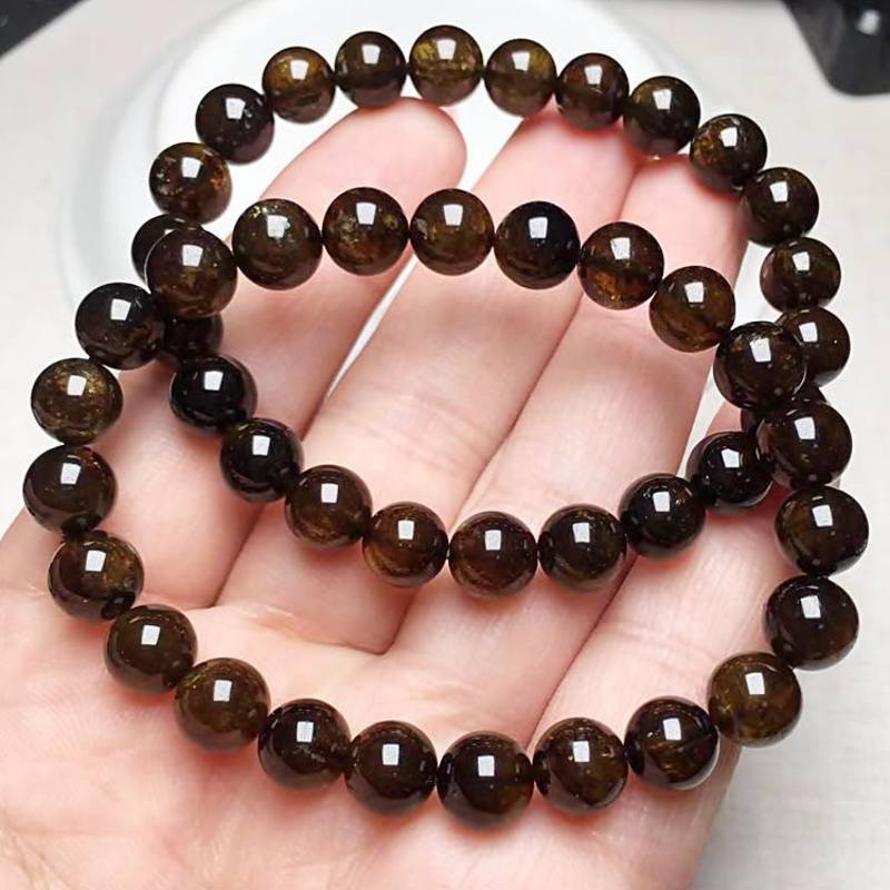 Cà phê tự nhiên màu tourmaline nữ hoàng vòng tay đá nữ