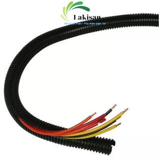 Ống ruột gà nhựa luồn dây điện có rãnh chịu nhiệt - nhựa PP chống cháy