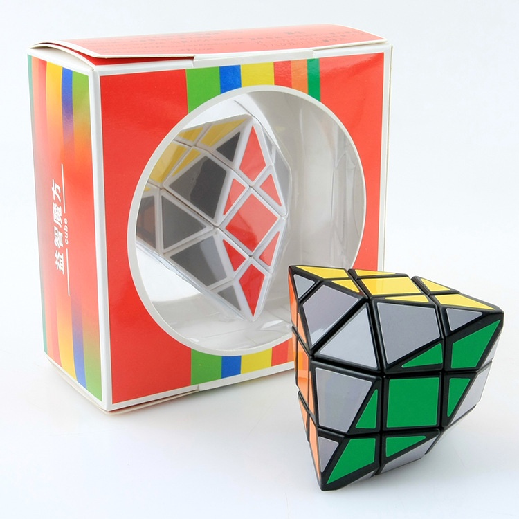 [diansheng Four-corner black bottom] special-shaped cube đồ chơi giáo dục smooth cube