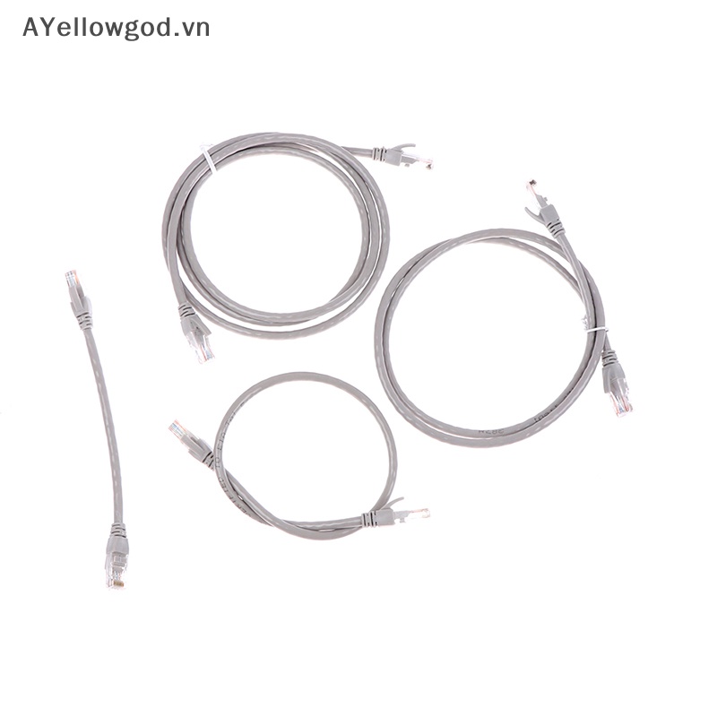 Cáp mạng ethernet ayellowgod cat6e male to male rj45 patch lan cáp ngắn 0,2m-1,5m vn