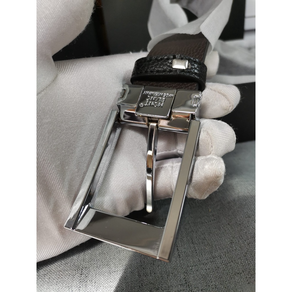 Montblanc thắt lưng nam da thật dây đeo thắt lưng sang trọng quần jean ghim khóa thắt lưng hộp quà