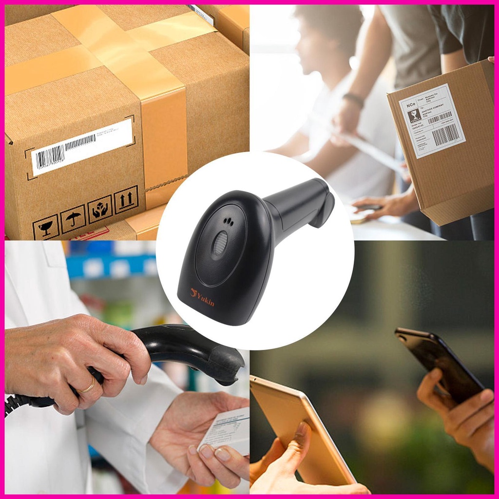 Máy quét mã vạch di động không dây máy quét mã vạch 1d 2d cầm tay đầu đọc mã vạch qr cầm tay