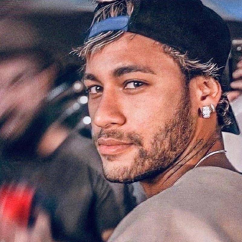 Khuyên tai bạc 925 phong cách hiphop Neymar đính đá lấp lánh hFf7