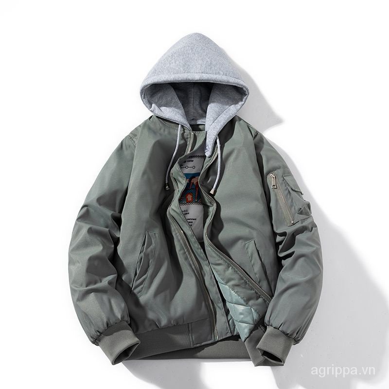 Áo Khoác Bóng Chày Dày Dặn Air Force Shawn Yue Pilot MA1 Thời Trang Thu Đông Dành Cho Cặp Đôi