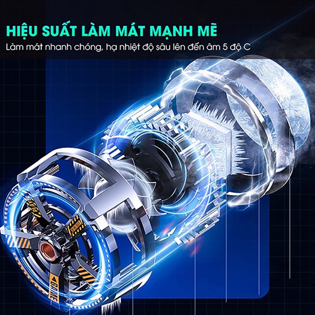 Quạt Tản Nhiệt Điện Thoại Sò Lạnh MEMO CXA3  - LED Gaming/ Nam Châm Siêu Mạnh