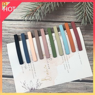 Morandi màu kẹp tóc i frosted word kẹp tóc mái ngố kẹp tóc phụ kiện mũ kẹp tóc bb kẹp hb hyhb