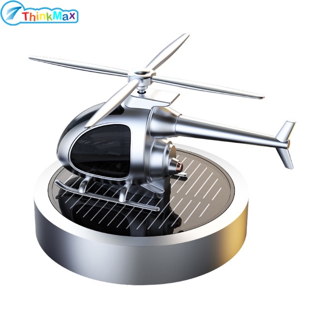 Máy bay trực thăng năng lượng mặt trời mô hình xe hơi aroma diffuser đồ trang trí mới lạ trang trí air freshener cho office home auto