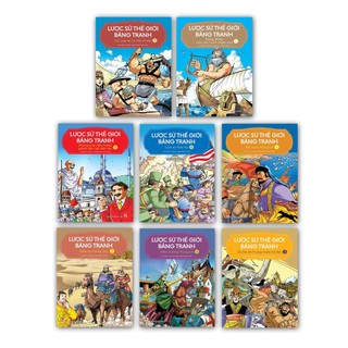 Sách - lược sử thế giới bằng tranh - truyện tranh màu - kim đồng