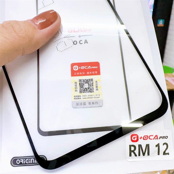 Kính ép OCA Xiaomi Redmi 12 hàng như hình.