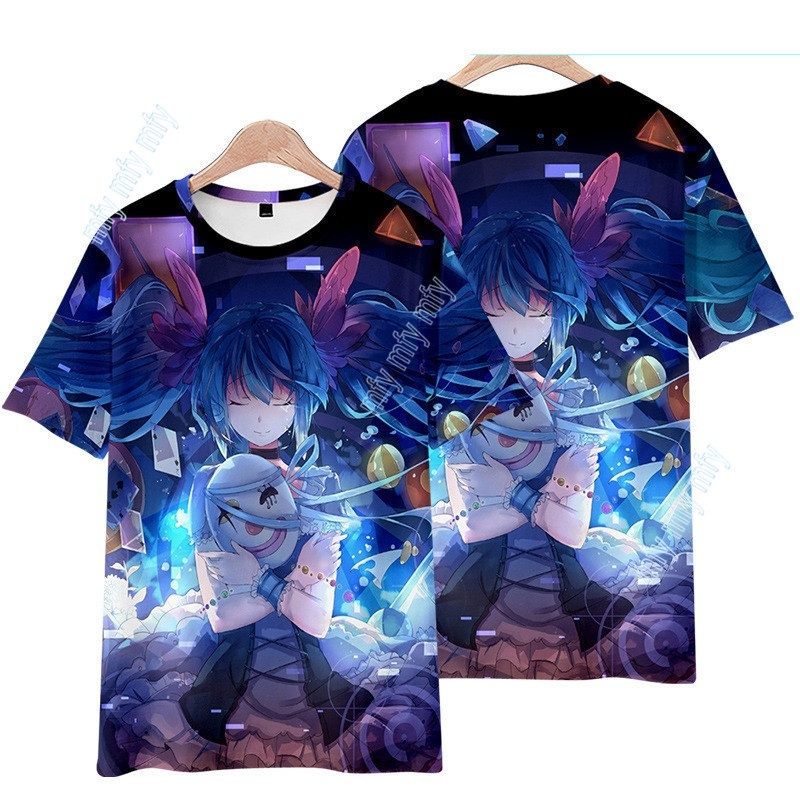 Áo Thun Ngắn Tay In Hình hatsune miku Thời Trang unisex