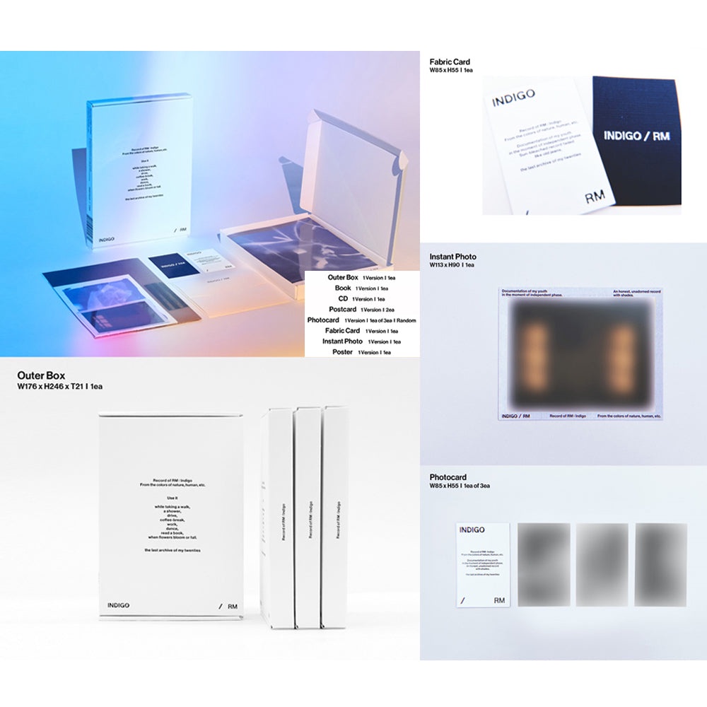 BTS RM - Indigo Album