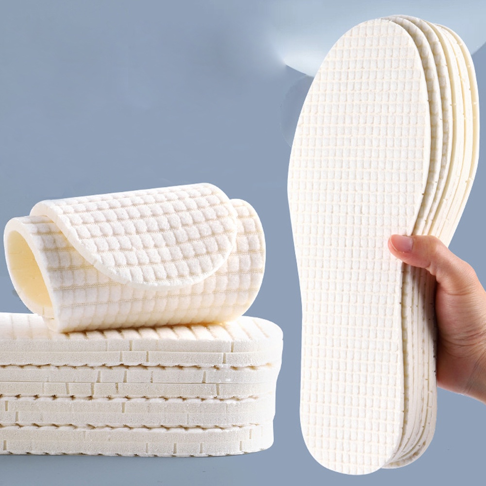 1 Cặp Đế Cao Su Mỏng Mềm Co Giãn Thoáng Khí Thấm Hút Mồ Hôi Thoáng Khí unisex