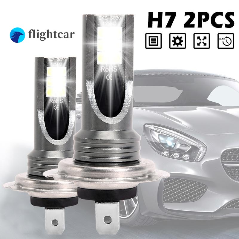 Bóng đèn ft h7 100w đèn pha led ô tô bóng đèn sương mù 2 cái cree kit 6000k hid lỗi canbus miễn phí phụ kiện điện tử ô tô đèn pha led ô tô