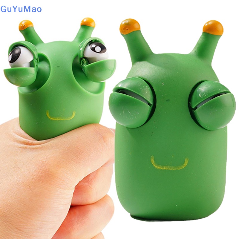 Vui nhộn eyeball burst bóp đồ chơi green eye caterpillar pinch đồ chơi người lớn trẻ em giảm căng thẳng thần tài đồ chơi sáng tạo deion toy prta