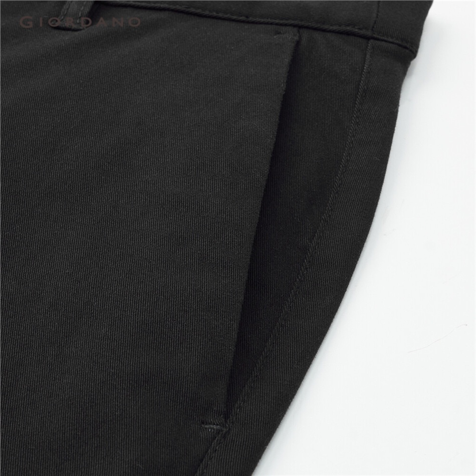 Quần nam GIORDANO 01113736 co giãn vừa vặn cạp vừa