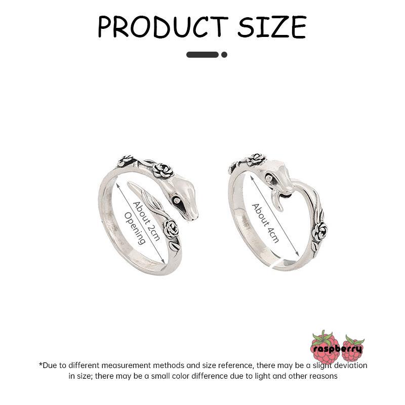 Nhẫn Thiết Kế Hình Rắn Độc Đáo Thời Trang Cao Cấp