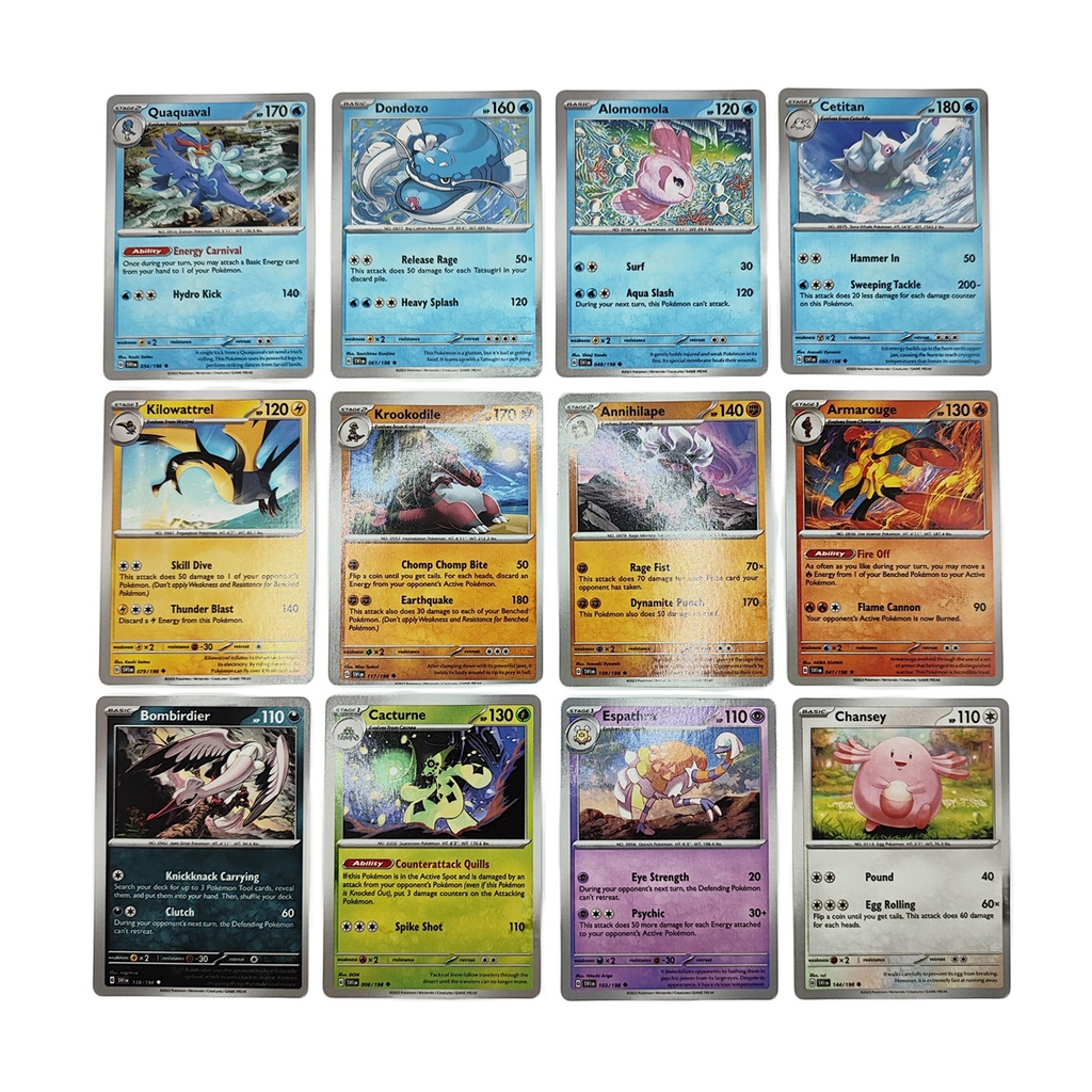 324 cái thẻ pokemon tiếng anh scarlet violet trading game card series booster box collections đồ chơi cho trẻ em