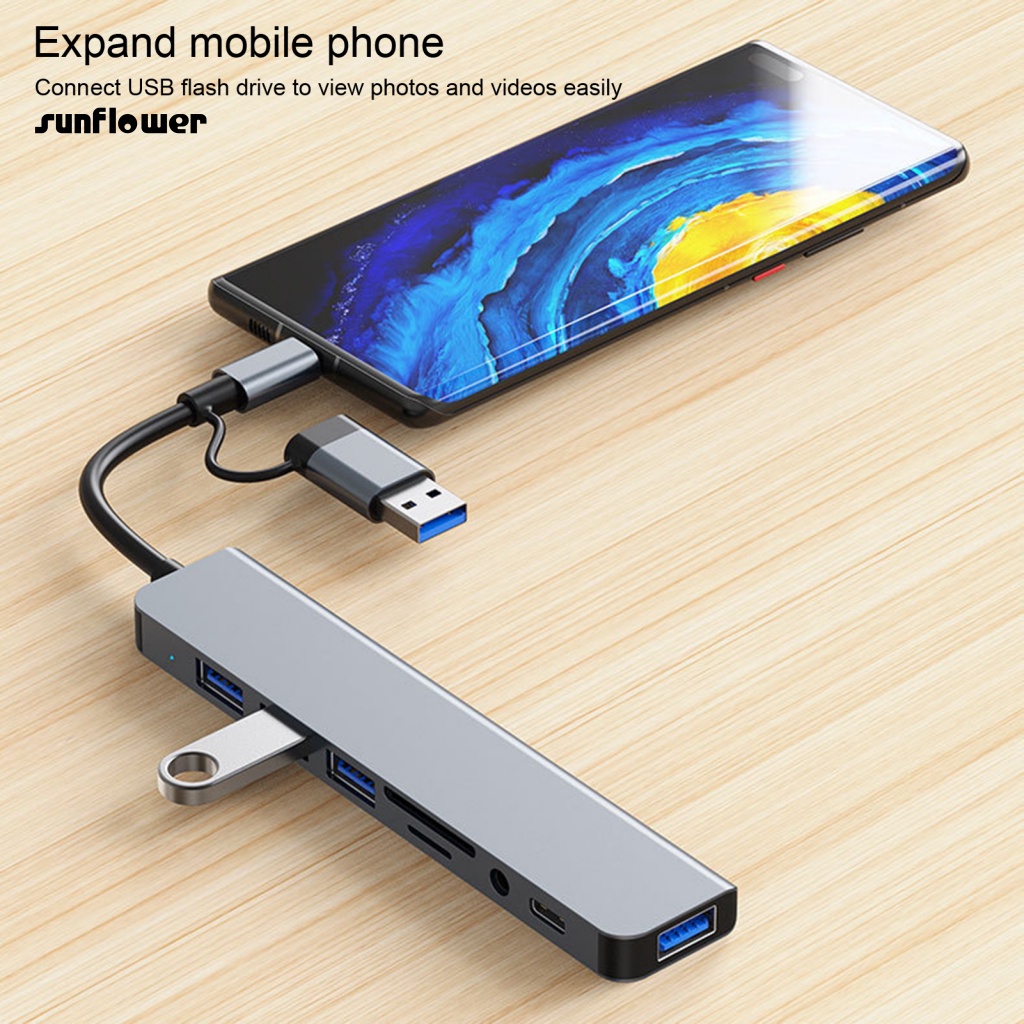 Bộ Chia Cổng Type C 8 Cổng An Toàn Hiệu Quả Cao