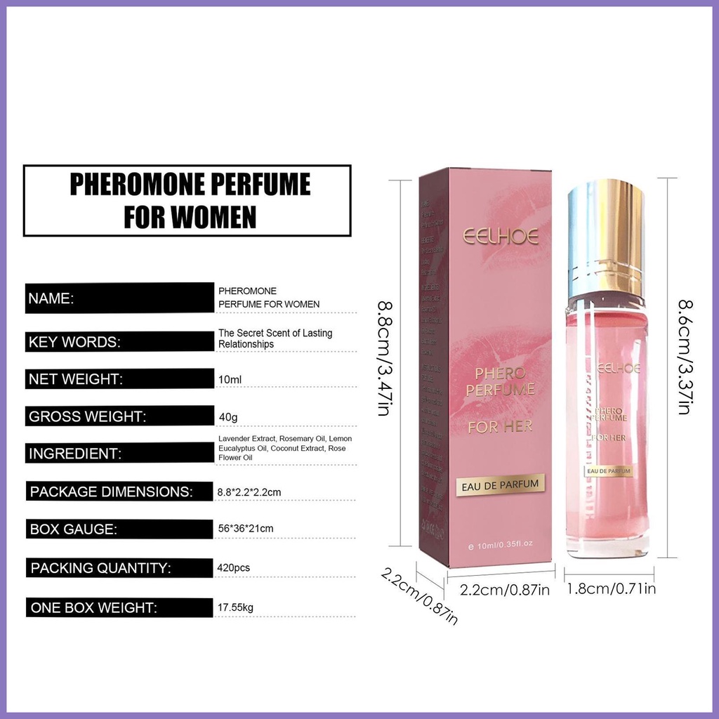 Tinh Chất Pheromone 10ML Pheromone Dưỡng Ẩm Lâu Trôi Cho Nam Nữ nota2vn