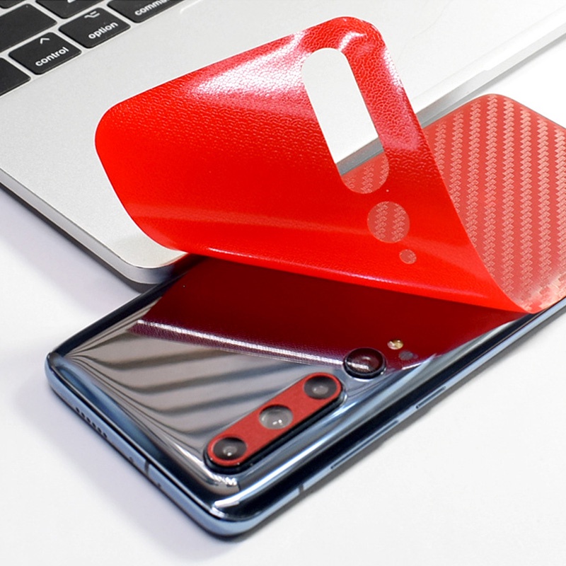 Miếng Dán Sợi Carbon 3D Bảo Vệ Mặt Sau Cho Xiaomi Mi 13 Mi13 13Pro 12 12S Ultra Pro 12X 5G