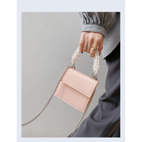 Túi Xách Đeo Chéo Giả Da Cá Sấu Thời Trang Hàn Cho Nữ