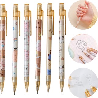 Bút chì ngòi 0.5mm hình gấu / thỏ dễ thương kèm gôm tẩy