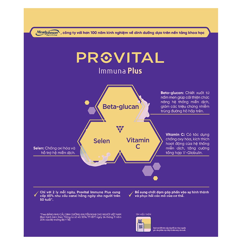 Thực phẩm bổ sung Provital Immuna Plus 960G