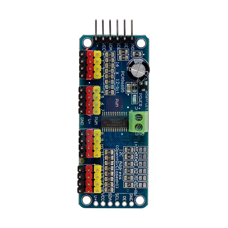 Bảng Mạch Điều Khiển Động Cơ Servo 16 Chiều PCA9685
