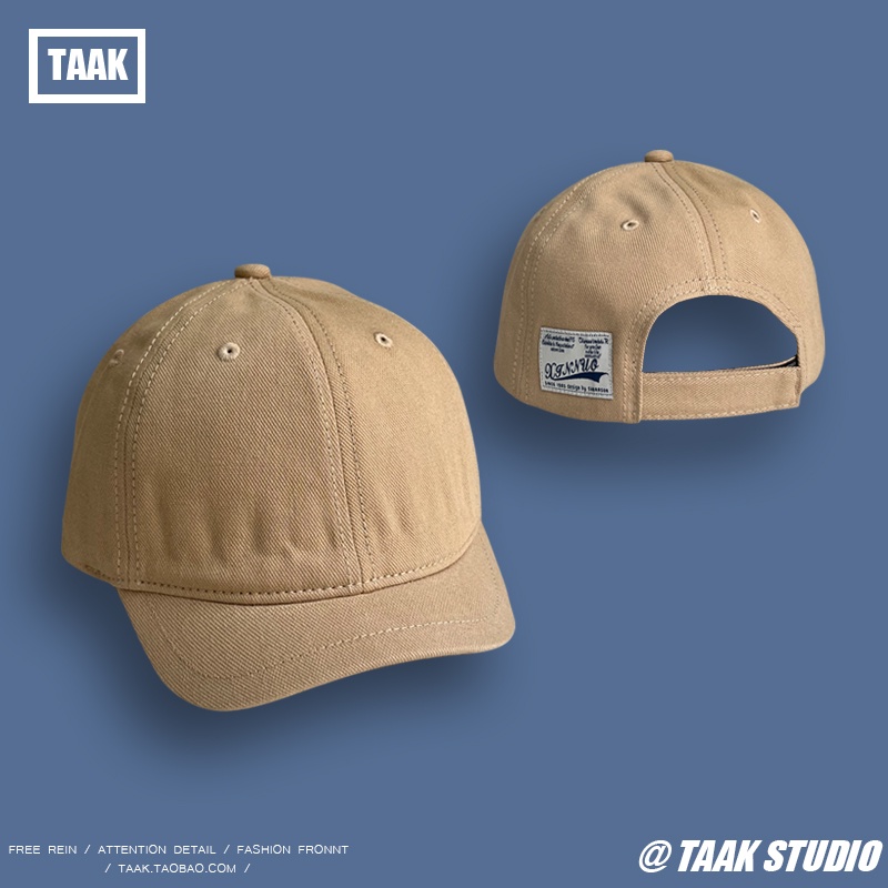 Mũ Lưỡi Trai Vành Ngắn Màu Trơn Phong Cách Nhật Bản Thời Trang Xuân Hè Cho Nam Nữ