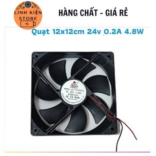 Quạt tản nhiệt 24v 4x4, 6x6, 8x8, 12x12cm, quạt làm mát 24v đủ loại