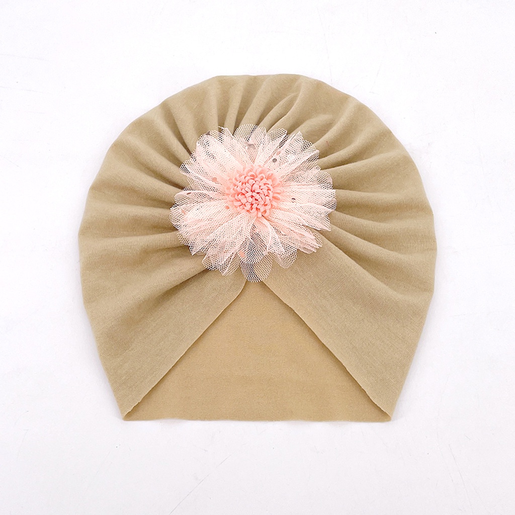 Mũ Trùm Đầu Mỏng Thoáng Khí Màu Trơn Thời Trang Xuân Hè Mới Cho Bé