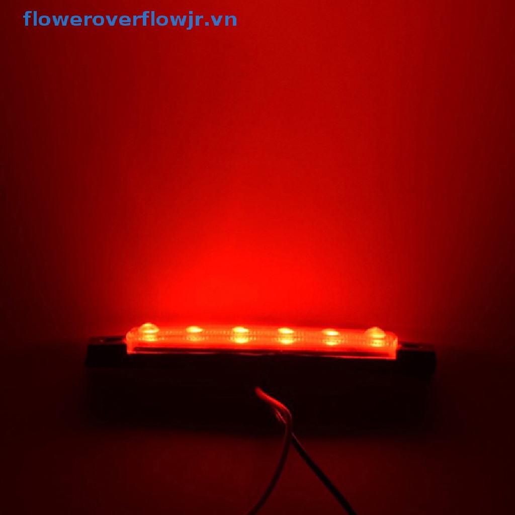 1 Đèn Tín Hiệu 6 Bóng Led 12V / 24V Cảnh Báo Cho Đuôi Xe Tải