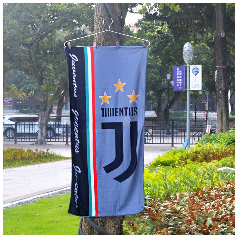 Khăn Tắm Hình Đội Bóng Chelsea Juventus Kích Thước 140 * 70cm