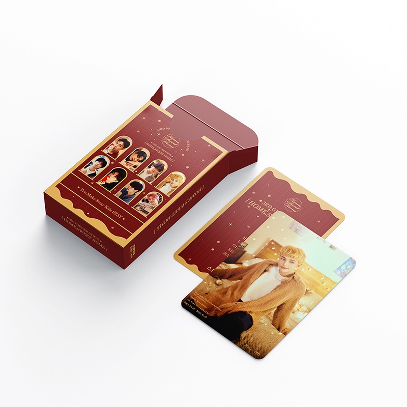 Set 55 Tấm Thẻ Ảnh Lomo Các Thành Viên Nhóm Nhạc Stray Kids
