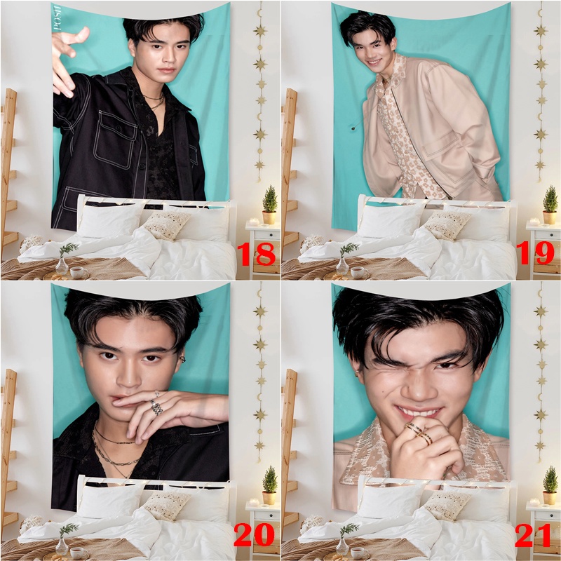 Thảm Treo Tường Trang Trí Phòng Ngủ / Ký Túc Xá Bằng Polyester GeminiFourth Kèm Kẹp