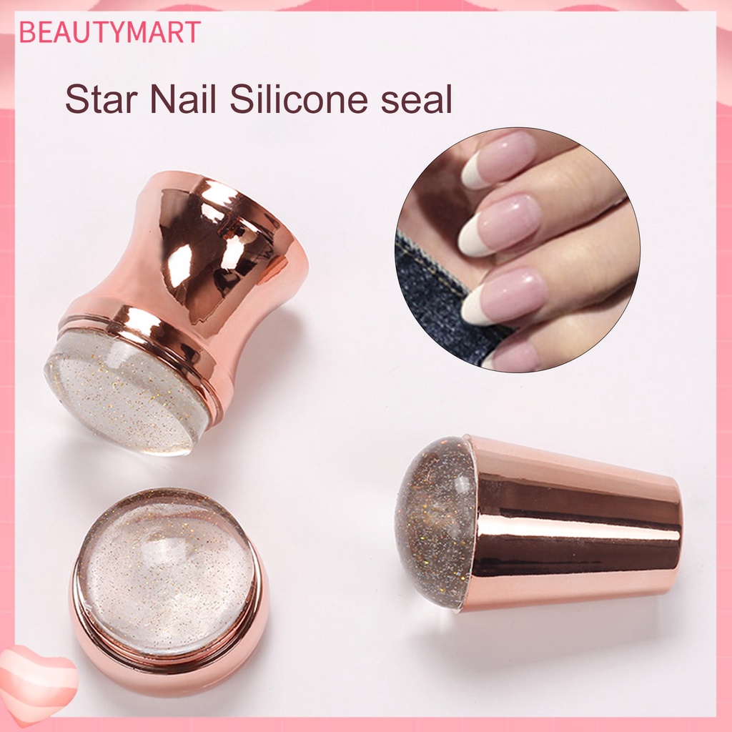 [beautymart] Dụng Cụ In Dấu Trang Trí Móng Tay Trong Suốt Không Biến Dạng Tốt