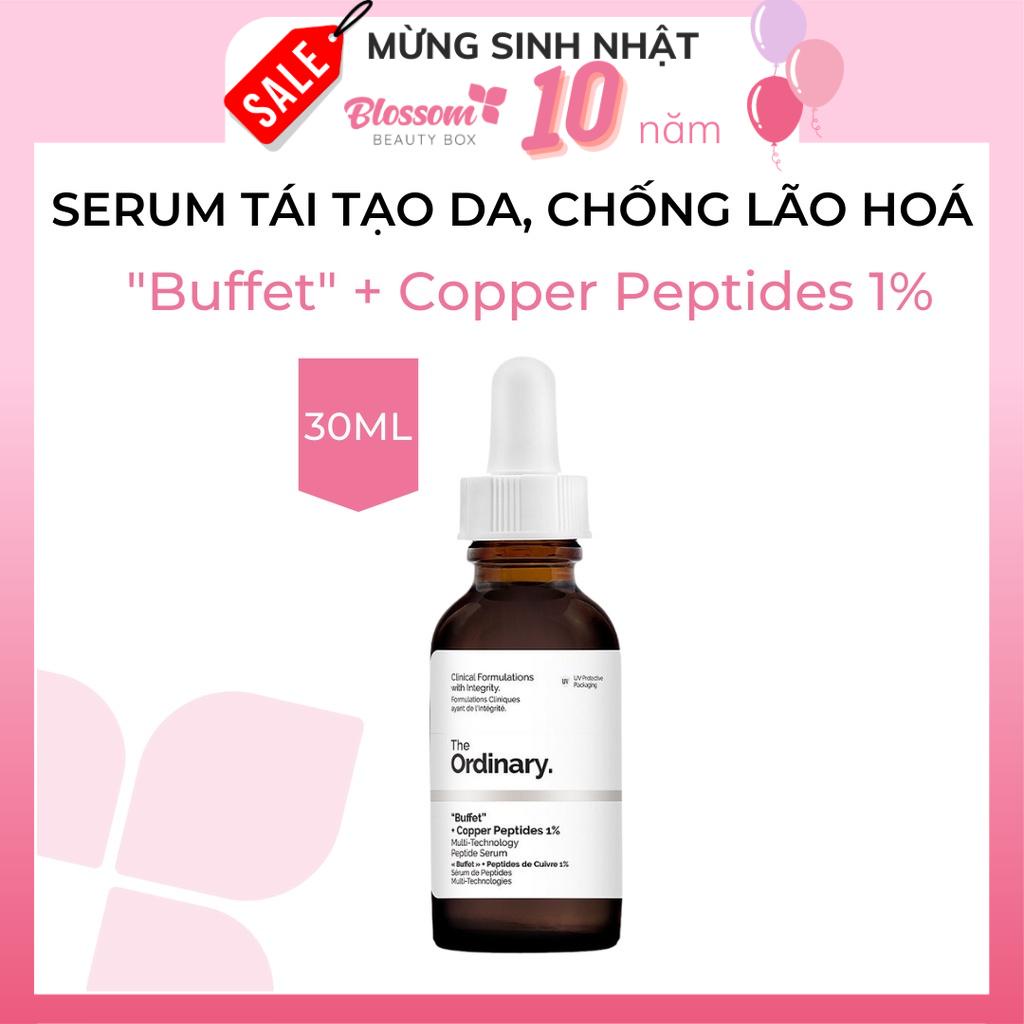 Serum tái tạo da, chống lão hoá “buffet” + copper peptides 1% The ordinary