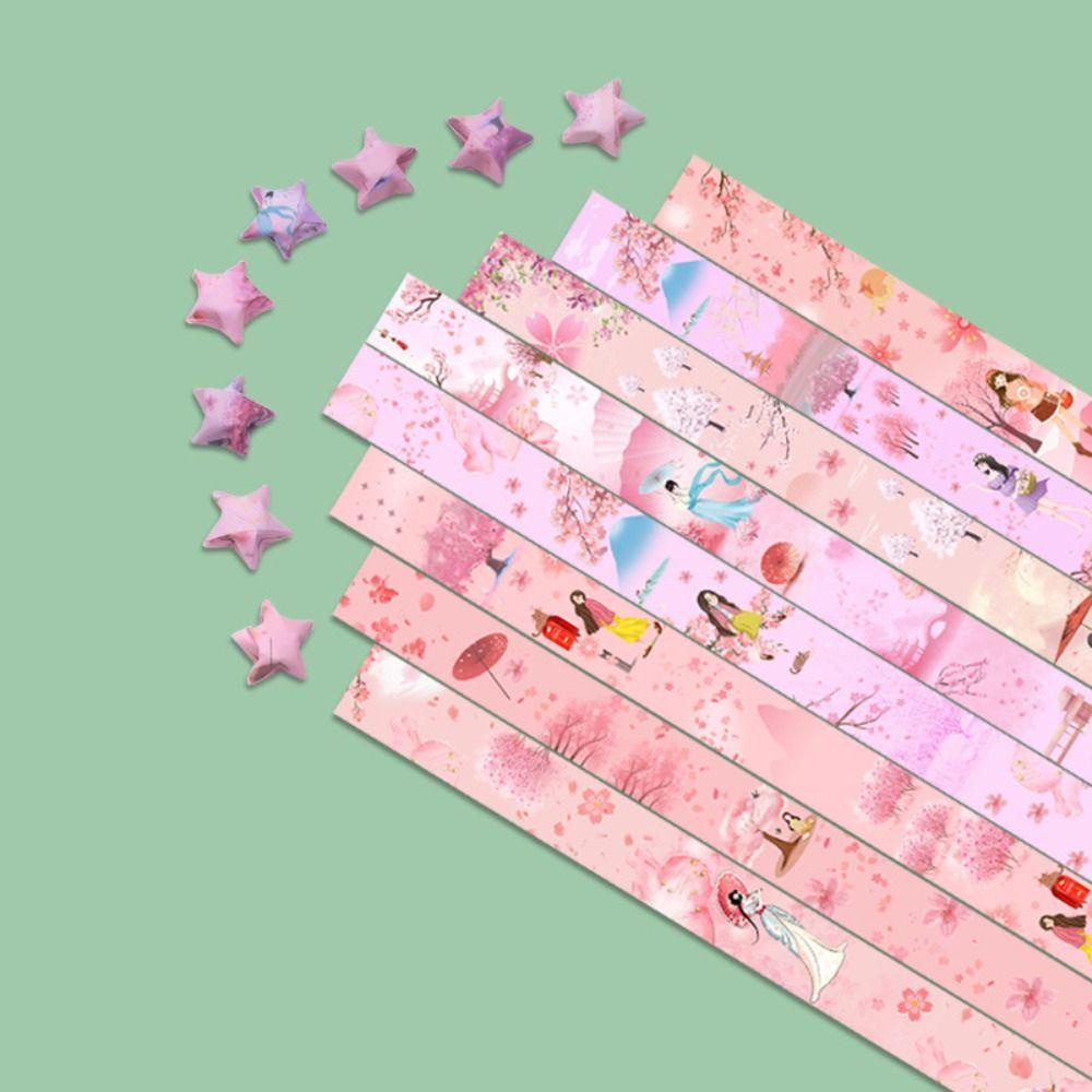 Dalton origami stars dải giấy cho trẻ em gấp giấy nghệ thuật thủ công đồ dùng trang trí tiệc trang trí nội thất nghệ thuật thủ công quà tặng ngôi sao may mắn origami