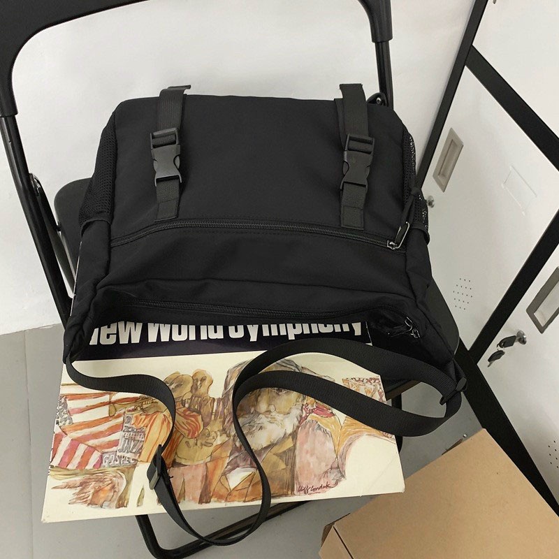 Túi đeo chéo Tote Vải canvas nam nữ form to đi học đi chơi giá rẻ ulzzang unisex