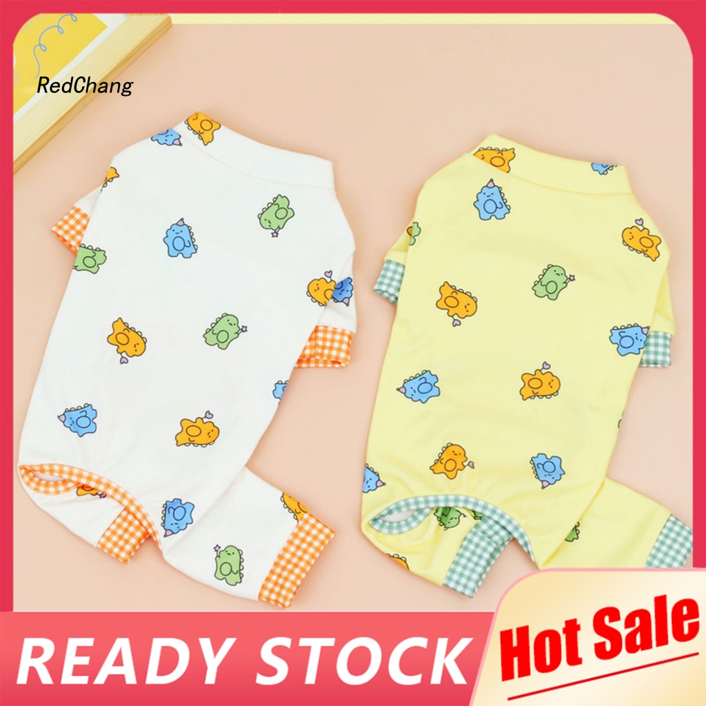 Bodysuit Họa Tiết Khủng Long Hoạt Hình Dễ Thương Cho Thú Cưng
