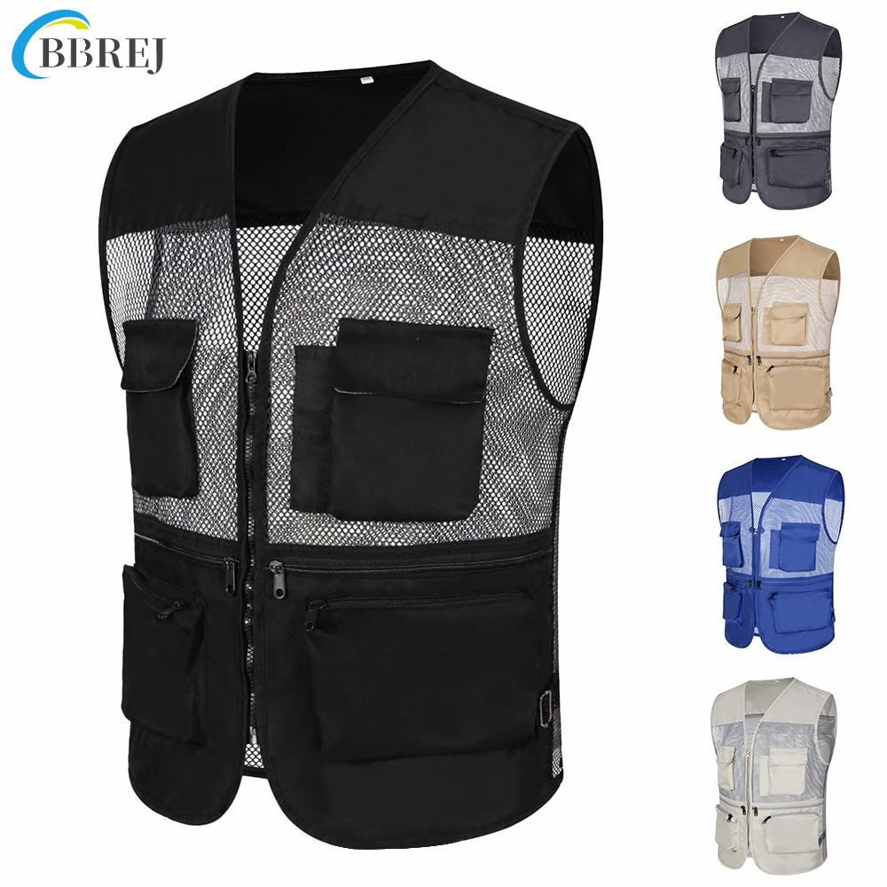 Áo Khoác Câu Cá Sát Nách Cỡ Lớn Thời Trang Cho Nam