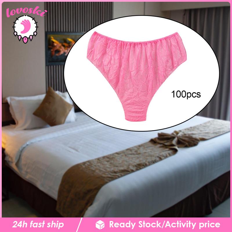 Bộ 100 Quần Lót Một Lớp Thoáng Khí Tùy Chỉnh Tiện Dụng Cho Salon / SPA