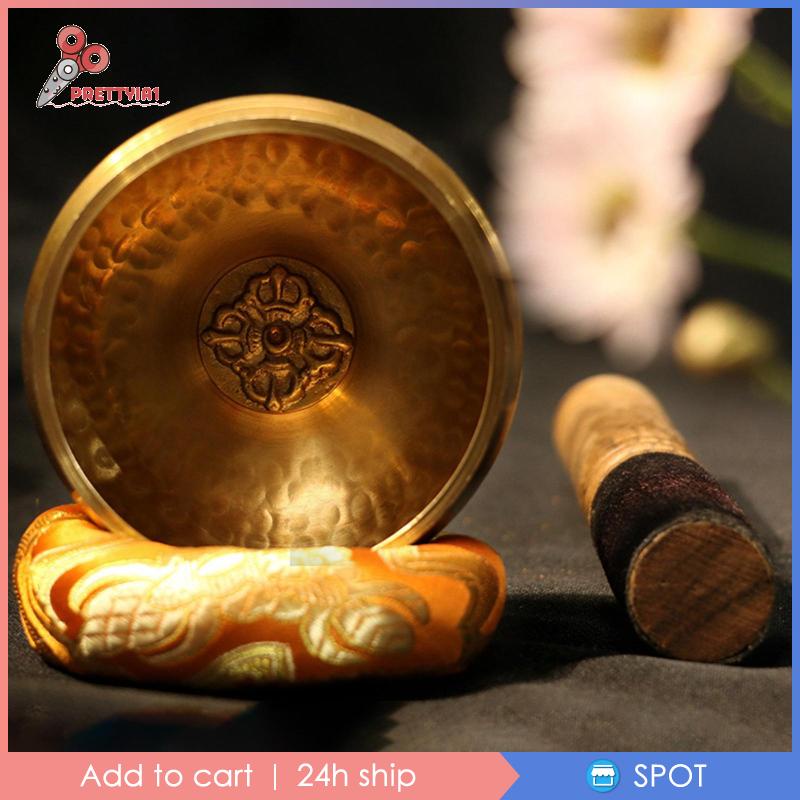 [Prettyia1] Bộ Tượng Thiền Yoga Để Bàn Bằng Đồng Có Âm Thanh Đẹp Mắt