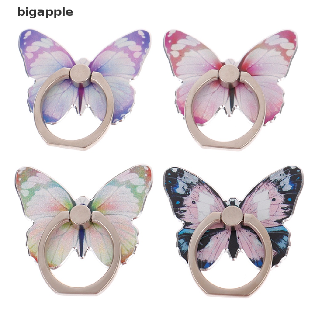 Bigapple 1 Nhẫn Đỡ Điện Thoại Hình Bướm Xinh Xắn Phổ Biến RDG