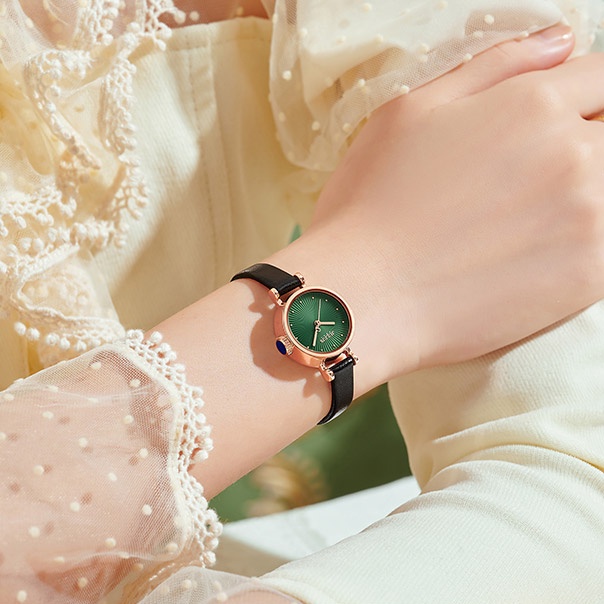 Yukius Đồng Hồ quartz 1371 * & - & & Chống Nước Phong Cách Hàn Quốc Đơn Giản Dễ Phối Đồ